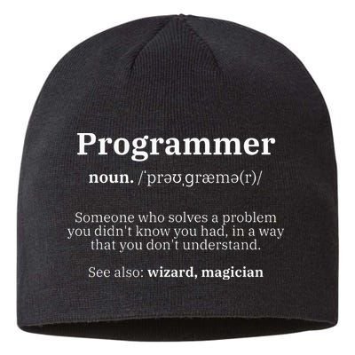 Definition Programmer Meaning Computer Science & Coding Sustainable Beanie
