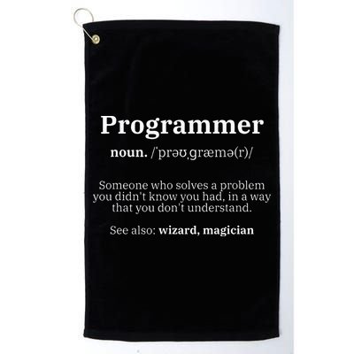 Definition Programmer Meaning Computer Science & Coding Golf Towel