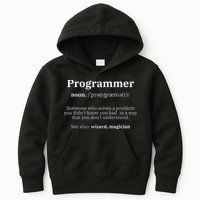 Definition Programmer Meaning Computer Science & Coding Kids Hoodie