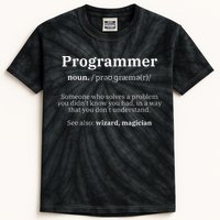Definition Programmer Meaning Computer Science & Coding Kids Tie-Dye T-Shirt