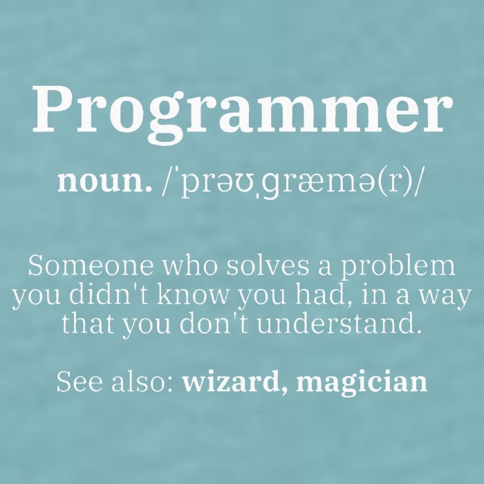 Definition Programmer Meaning Computer Science & Coding Sueded Cloud Jersey T-Shirt