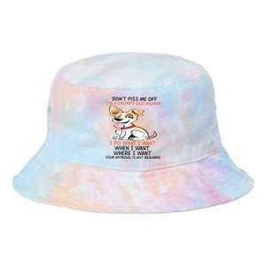 DonT Piss Me Off IM A Grumpy Old Man I Do What I Want Tie Dye Newport Bucket Hat