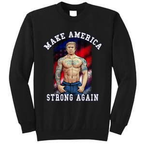 Donald Pump Make America Strong Again US Sweatshirt