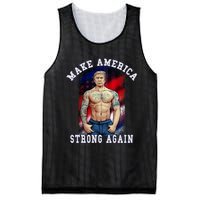 Donald Pump Make America Strong Again US Mesh Reversible Basketball Jersey Tank