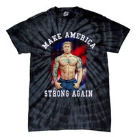 Donald Pump Make America Strong Again US Tie-Dye T-Shirt