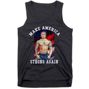 Donald Pump Make America Strong Again US Tank Top