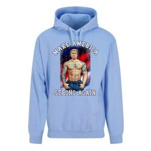 Donald Pump Make America Strong Again US Unisex Surf Hoodie