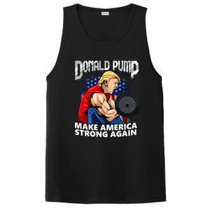 Donald Pump Make America Strong Again US PosiCharge Competitor Tank