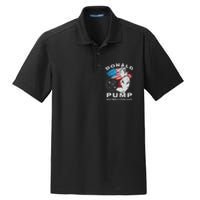 Donald Pump Make America Strong Again US Dry Zone Grid Polo