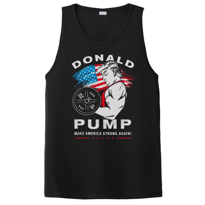 Donald Pump Make America Strong Again US PosiCharge Competitor Tank