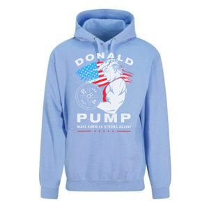 Donald Pump Make America Strong Again US Unisex Surf Hoodie