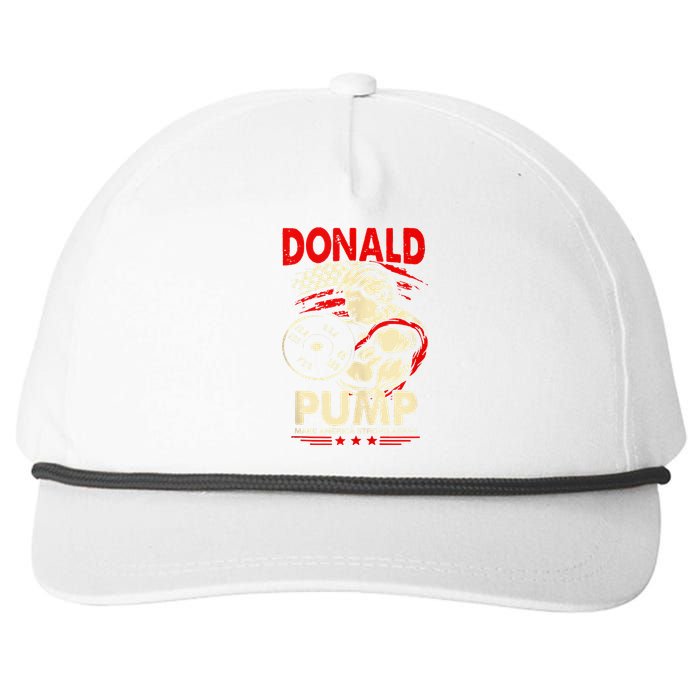 Donald Pump Make America Strong Again Tank Top Classic Snapback Five-Panel Rope Hat