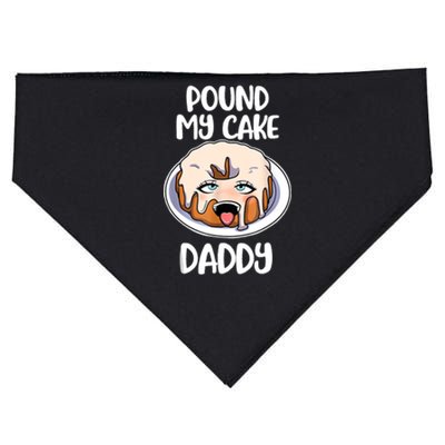 Daddy Pound My Cake Funny USA-Made Doggie Bandana