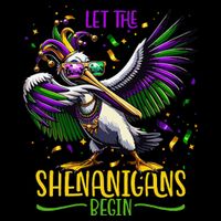 Dabbing Pelikan Mardi Gras Costume Let The Shenanigans Begin Impact Tech Backpack