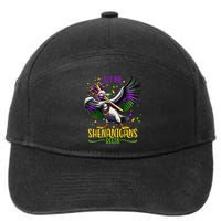 Dabbing Pelikan Mardi Gras Costume Let The Shenanigans Begin 7-Panel Snapback Hat