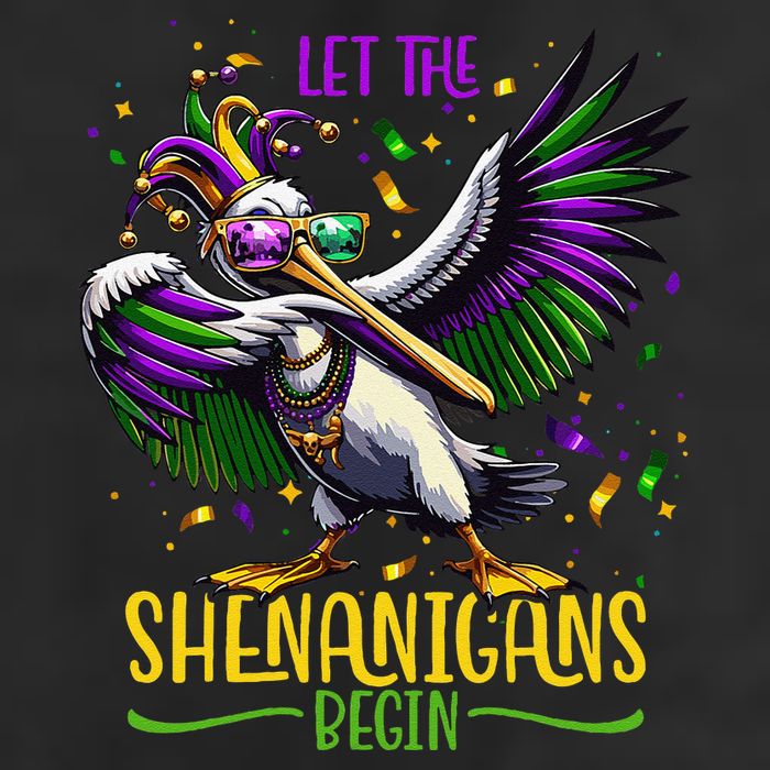 Dabbing Pelikan Mardi Gras Costume Let The Shenanigans Begin Adult Drive Performance Visor