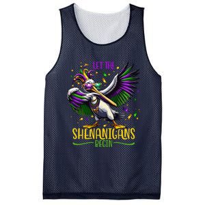 Dabbing Pelikan Mardi Gras Costume Let The Shenanigans Begin Mesh Reversible Basketball Jersey Tank