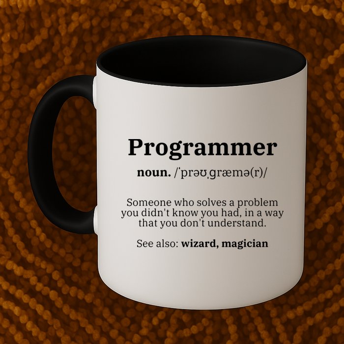 Definition Programmer Meaning Computer Science Coding Mug