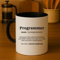Definition Programmer Meaning Computer Science Coding Mug