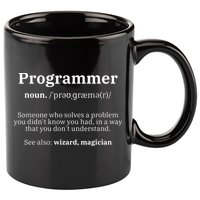 Definition Programmer Meaning Computer Science Coding 11oz C Handle Ceramic Mug