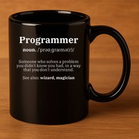Definition Programmer Meaning Computer Science Coding 11oz C Handle Ceramic Mug