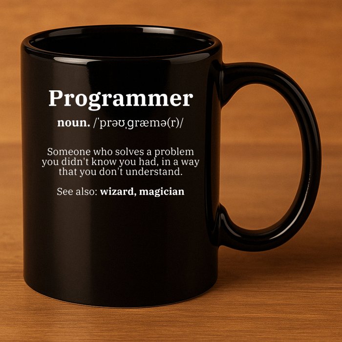 Definition Programmer Meaning Computer Science Coding 11oz C Handle Ceramic Mug