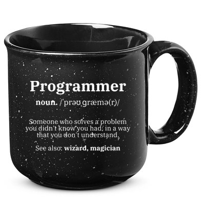 Definition Programmer Meaning Computer Science Coding 15oz Campfire Ceramic Mug