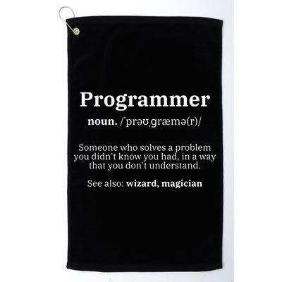 Definition Programmer Meaning Computer Science Coding Golf Towel