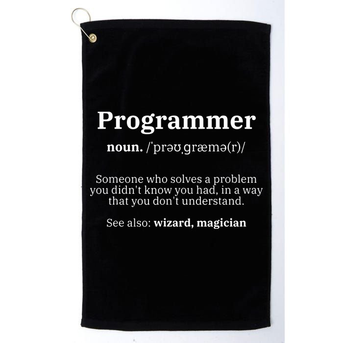 Definition Programmer Meaning Computer Science Coding Golf Towel