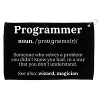 Definition Programmer Meaning Computer Science Coding Grommeted Golf Towel