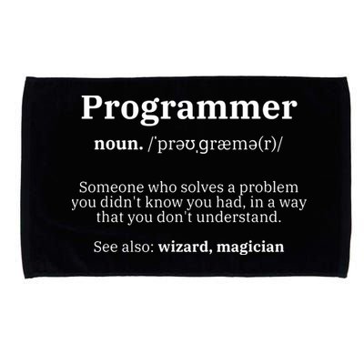 Definition Programmer Meaning Computer Science Coding Microfiber Hand Towel