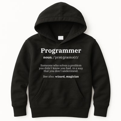 Definition Programmer Meaning Computer Science Coding Kids Hoodie