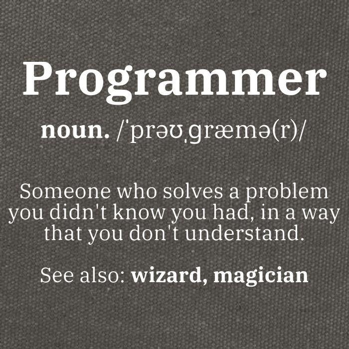 Definition Programmer Meaning Computer Science Coding Cotton Canvas Backpack