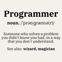 Definition Programmer Meaning Computer Science Coding Poster
