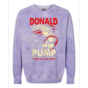 Donald Pump Make America Strong Again Tank Top Classic Colorblast Crewneck Sweatshirt