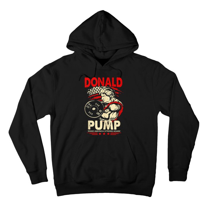 Donald Pump Make America Strong Again Tank Top Classic Hoodie