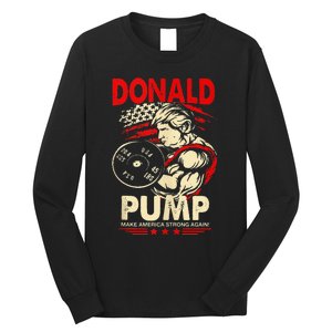 Donald Pump Make America Strong Again Tank Top Classic Long Sleeve Shirt