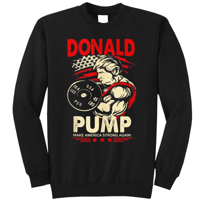 Donald Pump Make America Strong Again Tank Top Classic Sweatshirt