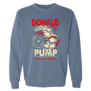 Donald Pump Make America Strong Again Tank Top Classic Garment-Dyed Sweatshirt