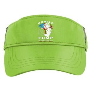 Donald Pump Make America Strong Again Adult Drive Performance Visor