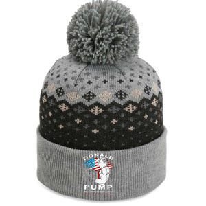 Donald Pump Make America Strong Again The Baniff Cuffed Pom Beanie