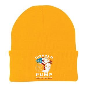 Donald Pump Make America Strong Again Knit Cap Winter Beanie