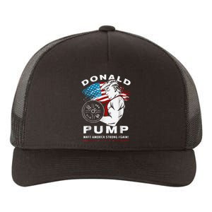 Donald Pump Make America Strong Again Yupoong Adult 5-Panel Trucker Hat