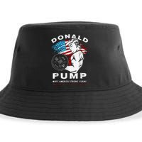 Donald Pump Make America Strong Again Sustainable Bucket Hat