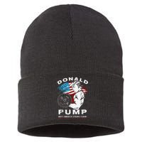 Donald Pump Make America Strong Again Sustainable Knit Beanie