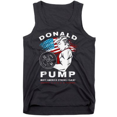 Donald Pump Make America Strong Again Tank Top