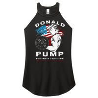 Donald Pump Make America Strong Again Women's Perfect Tri Rocker Tank