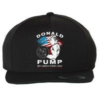 Donald Pump Make America Strong Again Wool Snapback Cap