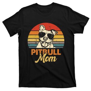 Dog Pitbull Mom Pittie Mom Funny Mother's Day T-Shirt