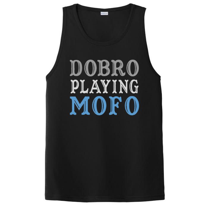 Dobro Playing Mofo Funny Musician Gift PosiCharge Competitor Tank